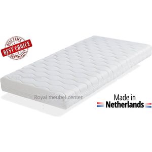 Polyether Kindermatras 70x150x14 cm Comfort schuim met anti-allergische wasbare hoes. Royalmeubelcenter.nl ®