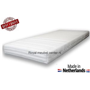 Polyether matras 90x200x14 cm Anti-allergische wasbare hoes. Royalmeubelcenter.nl ®