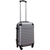 Travelerz Handbagage Koffer met Wielen 39 Liter - Lichtgewicht - Cijferslot - Zilver