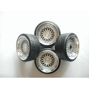 1:18 BBS RM Velgenset 16 inch Zilver