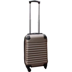 Travelsuitcase RoyaltyLine handbagage koffer met wielen 27 liter - lichtgewicht - cijferslot - champagne