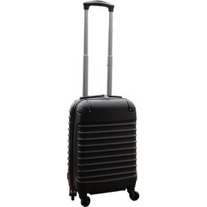 Travelerz handbagage koffer met wielen 27 liter - lichtgewicht - cijferslot - zwart