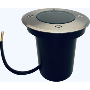 Lampinno RVS Grondspot Ø110 mm - Waterdicht IP65