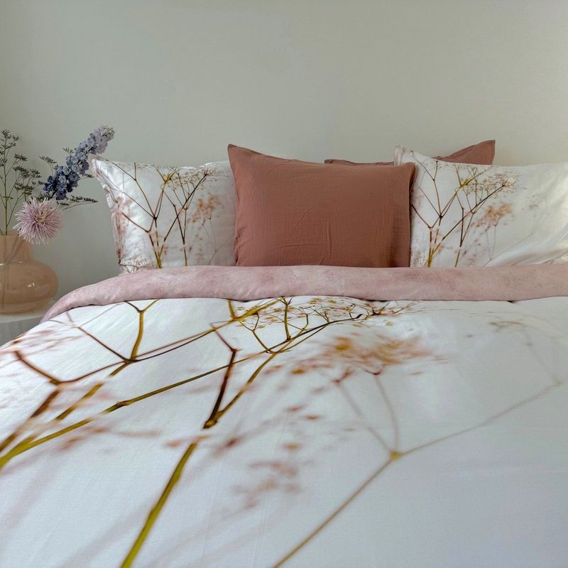 Dekbedovertrek - Grijs - Katoen - 2-Persoons