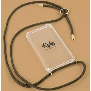 Kyky Amsterdam Kate Moss Green telefoonketting voor iPhone X/XS, zilver