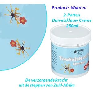 2-Potten Duivelsklauw Crème 250ml