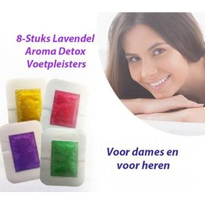 Aroma Detox Pleisters - 8-Pack - Lavendel - Bamboeazijn - Chitosan