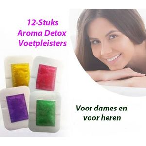 Aroma Detox Pleisters - 12-Pack - Lavendel - Rozen - Gember - Groene Thee