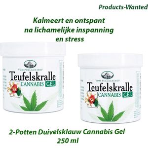 2-Potten Duivelsklauw Cannabis Gel 250 ml