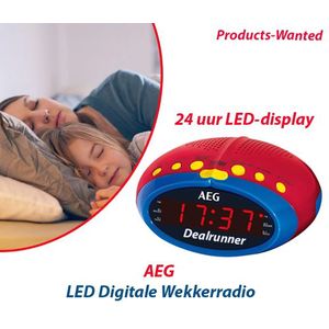 AEG LED Digitale Wekkerradio