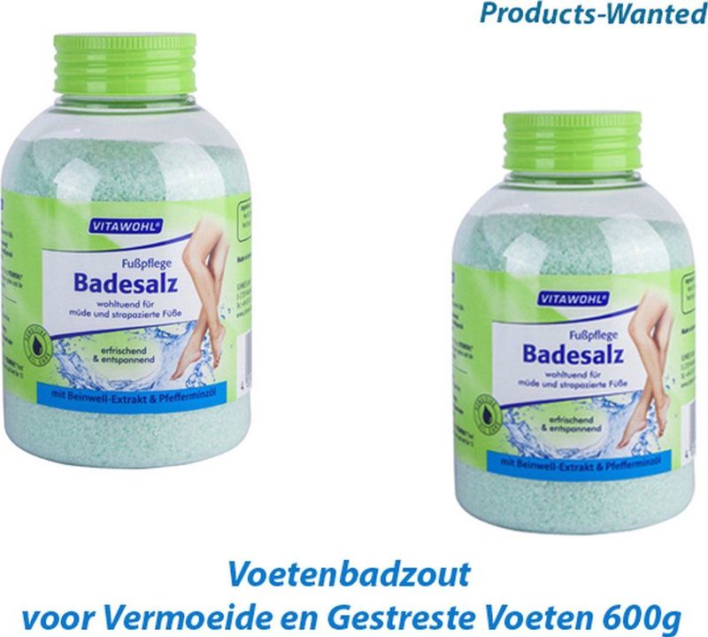 Vitawohl - Actief Voetenbadzout - Rustgevend - 20 g