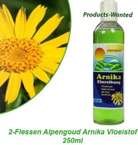 2-Flessen Alpengoud Arnika Vloeistof 250ml