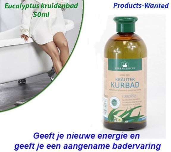Herbamedicus - Eucalyptus Kruidenbad - 3 x 500 ml - Huidvriendelijk - Natuurlijke Extracten