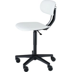 Wesjon Cassia chair werk/zadel stoel - gestofferd wit - flexibele zit
