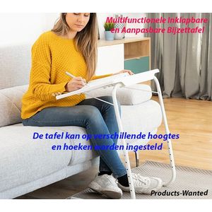 Multifunctionele Inklapbare en Aanpasbare Bijzettafel