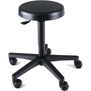 Wesjon - Tabouret PEB3060 Opdik - 1-hendel bediening - zwart - PUR zitting