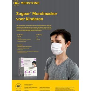 Kinder Mondkapjes - Wegwerp mondkapje speciaal geschikt voor kinderen - Met een brede band (Veiligheid) - Niet medisch - Kinderen tot 12 jaar-50 stuks zwart