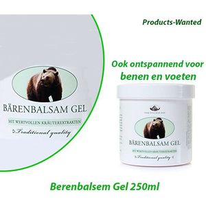 Pullach Hof - Bärenbalsam Gel - 250ml - Huidvriendelijk - Massage