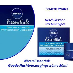 NIVEA - Daily Essentials - Regenerating Night Cream - 50ml - Hydratatie
