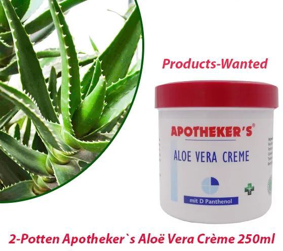 2-Potten Apotheker`s Aloë Vera Crème 250ml