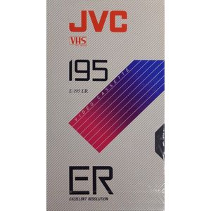 JVC E-195 ER VHS Video Cassette 2 Pack
