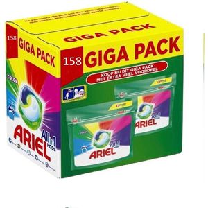 Ariel 3-in-1 Pods Color Reveal en Color & Style - GIGA PACK - 158 Pods