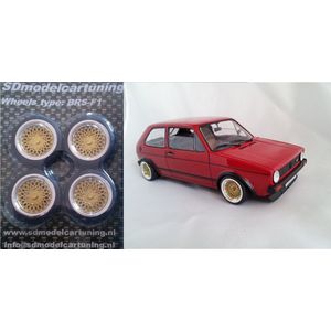 1:18 schaal BBS E50 Velgenset 14 inch