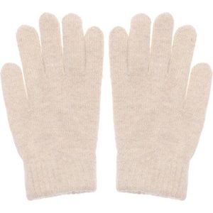 Dames handschoenen van extra zacht wol - beige