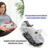Hutter - Aanpasbare Hervulbare Warmwaterfles - Ergonomisch Ontwerp - 400 W - 6 Uur Warm