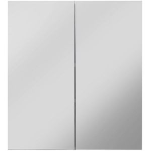 Line Bad Spiegelschrank 2 Türen rauchsilber, Spiegelglas.