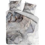 Venice Collection - Dekbedovertrek - Katoen Satijn - Mercury - Grijs - 240x200/220 cm - Lits Jumeaux