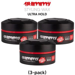 Fonex Gummy Styling Wax Ultra Hold 3-Pack
