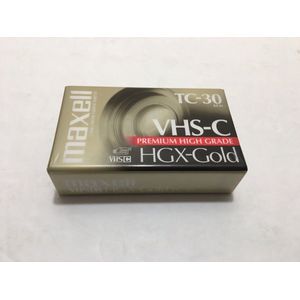 Maxell VHS-C HGX-GOLD TC-30 Premium High Grade (2 stuks)