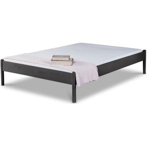 Bed Box Wonen - Alice metalen bed - Antraciet - 90x220