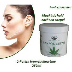 Hennepoliecrème - Verzorging - Voor Droge Huid - 150ml