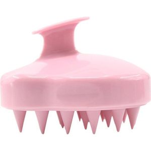 Haarborstel - Anti Roos - Siliconen Massageborstel - Haarverzorging - Gezond Haar - roze