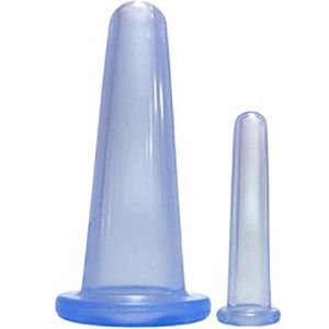 Silicone massage cup set - Anti cellulite cupping - Vacuüm cupping set - 1.5 cm - 3.6 cm - Cups therapy - Siliconen - Bloedsomloop versnellen - Universeel