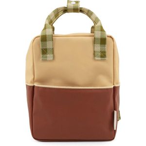 Rugzak Small Colorblocking Fig Brown