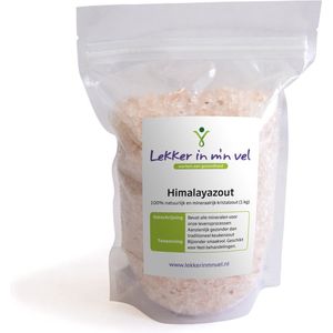 Himalayazout, natuurlijk en mineraalrijk kristalzout grof 1000 g