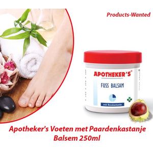 3-Potten Apotheker’s Voeten met Paardenkastanje Balsem 250ml
