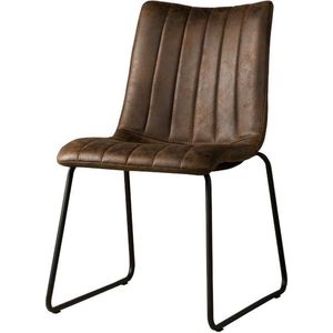 Teakea - Bunol sidechair | 65x49x86 | Donkerbruin