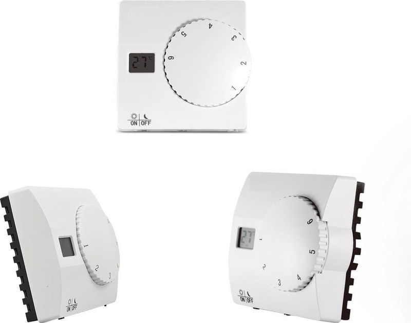 Quality Heating - SAS816 - Opbouw Thermostaat - Wit - Mechanisch