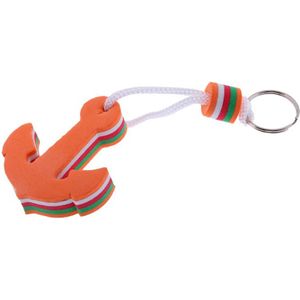Drijvende Sleutelhanger - Drijver - Drijvend - Boot - Watersport - Anker - Oranje