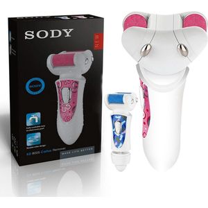 Sody Elektrische Eelt Verwijderaar - Voetverzorging - Pedicure Apparaat - Voetvijl – Puimsteen - Blauw