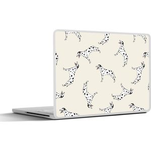 Laptop sticker - 14 inch - Hond - Dalmatiër - Pastel - Jongen - Design - 32x5x23x5cm - Laptopstickers - Laptop skin - Cover