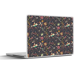 Laptop sticker - 13.3 inch - Patroon - Zomer - Bloemen - 31x22,5cm - Laptopstickers - Laptop skin - Cover