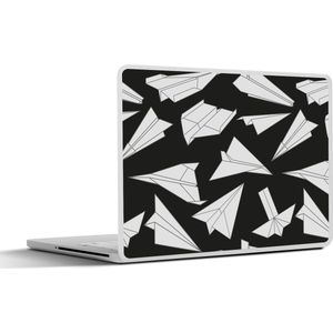 Laptop sticker - 17.3 inch - Design - Papier - Vliegtuig - 40x30cm - Laptopstickers - Laptop skin - Cover