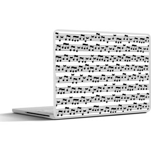 Laptop sticker - 13.3 inch - Muziek - Patronen - Muzieknoten - 31x22,5cm - Laptopstickers - Laptop skin - Cover