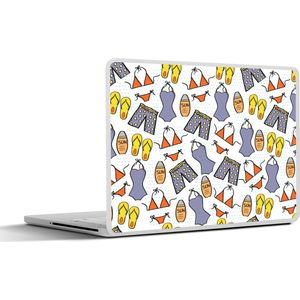 Laptop sticker - 13.3 inch - Badkleding - Patronen - Zomer - 31x22,5cm - Laptopstickers - Laptop skin - Cover