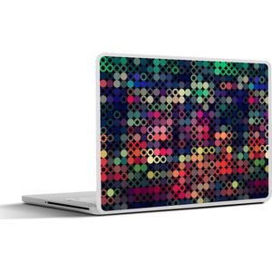 Laptop sticker - 11.6 inch - Sterren - Regenboog - Stippen - Geometrie - Design - 30x21cm - Laptopstickers - Laptop skin - Cover
